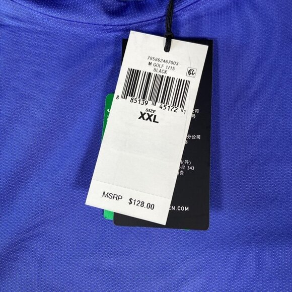 RLX Ralph Lauren Classic Fit Performance Mesh Long-Sleeve Shirt SZ 2XL Men Blue - Picture 7 of 7